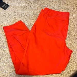 Blue Orange Crop Jeans 16 skinny fit